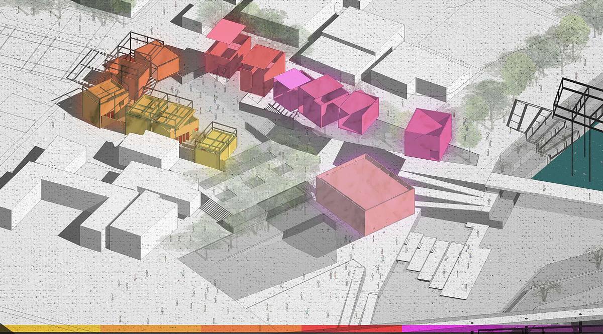 boceto conceptual arquitectura costera escuela musica venezuela
