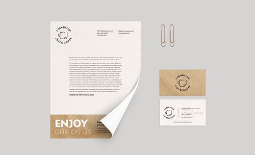 Corner Cup Coffeehouse Redesign