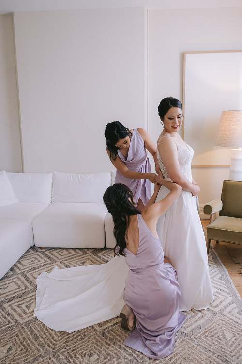 Bride Getting Ready