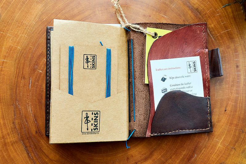 SKINS: Khonsa Leather Portfolio Journal — A6