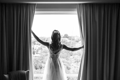 Bride Getting Ready