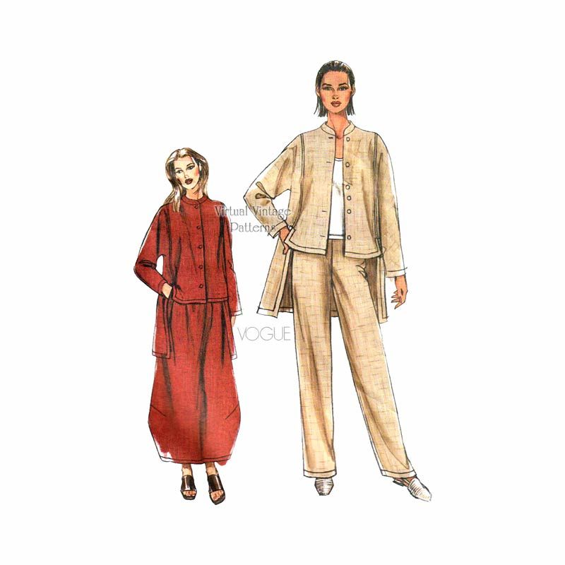 Womens Jacket, Skirt & Pants Pattern, Vogue V7914