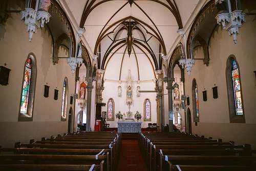 Church Wedding Ceremony at Holy Name of Mary