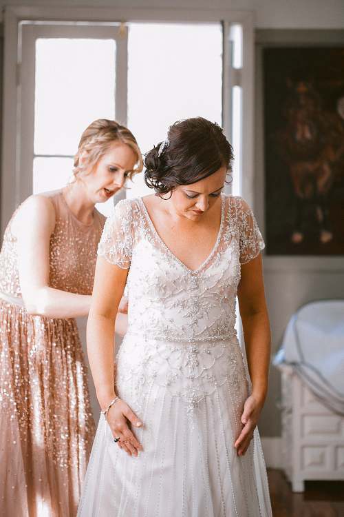 Bride Getting Ready