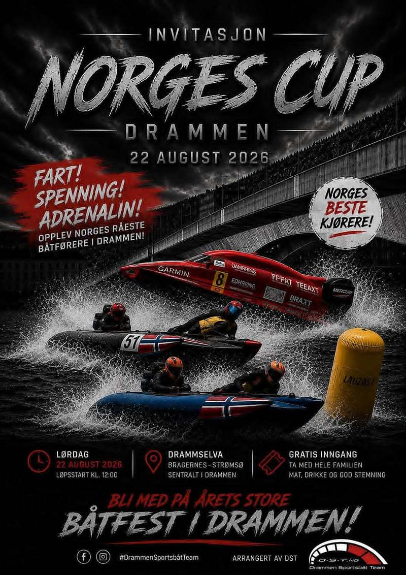 Velkommen til Drammen Grand Prix 2026