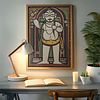 Mahadev Shiva by Jamini Roy: Folk Art Beauty of India