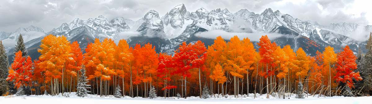 Mountain fine art photography printed on premium aluminum - majestic landscape metal wall art by Mac & Mallard