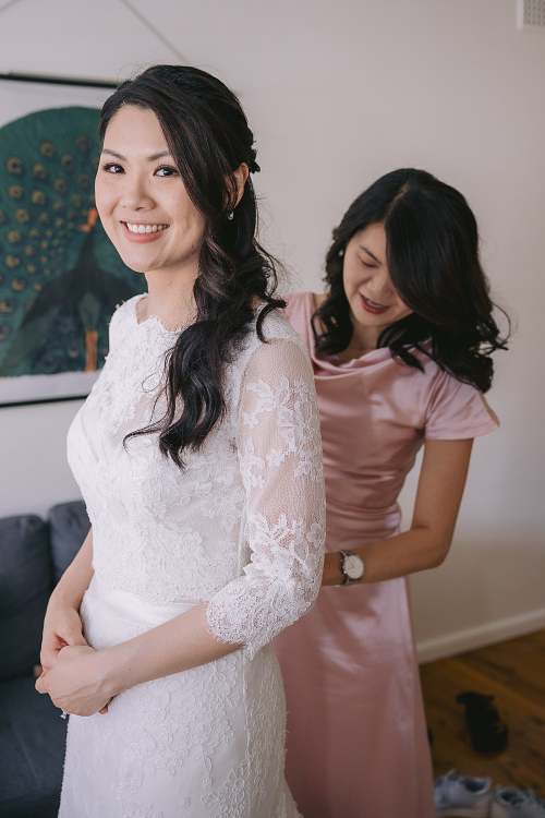 Bride Getting Ready