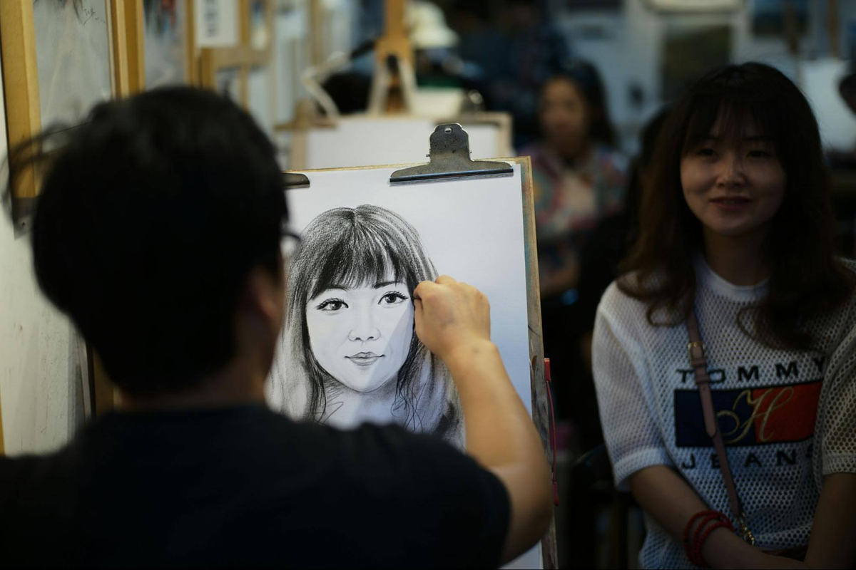 Live painting