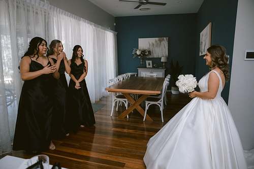 Bride Getting Ready