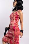 Ribbed Dress  -  Rosé Hour (Red)