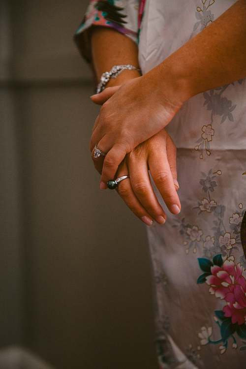 Bride Getting Ready