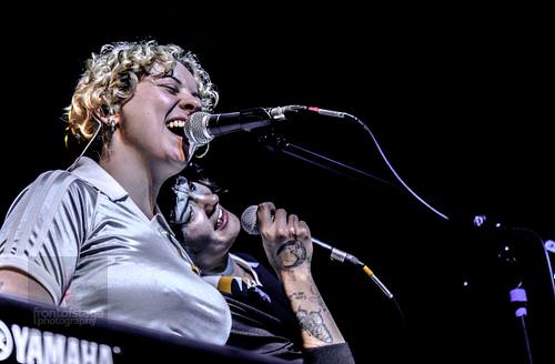 Die Indie‑Band Girl In The Year Above  in der Columbiahalle in Berlin
