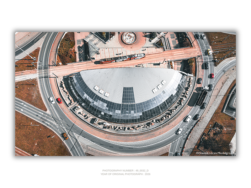 COLLECTION - FROM ABOVE HORIZONTAL - "The Round One" - LIMITED EDITION 10 of 10