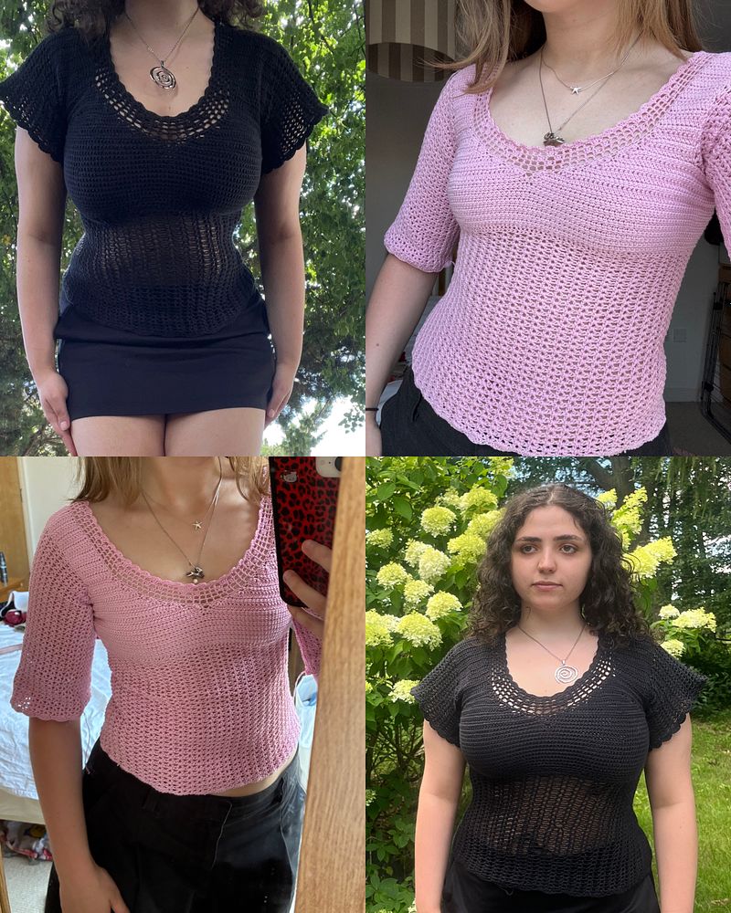 Zena Top PDF Crochet Pattern