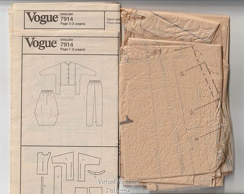 Womens Jacket, Skirt & Pants Pattern, Vogue V7914
