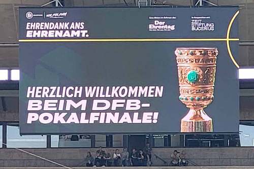 Ehrentag beim DFB-Pokalfinale