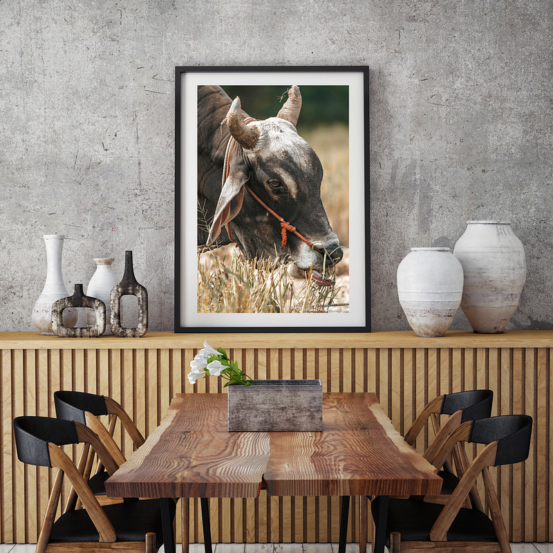 COLLECTION - GIANTS OF THE LAND VERTICAL - "Grazing Time" - LIMITED EDITION 10 of 10