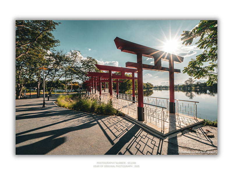 THE ONE - LINES & SHAPES - "Gate and Sun" - LIMITED EDITION 5 of 5