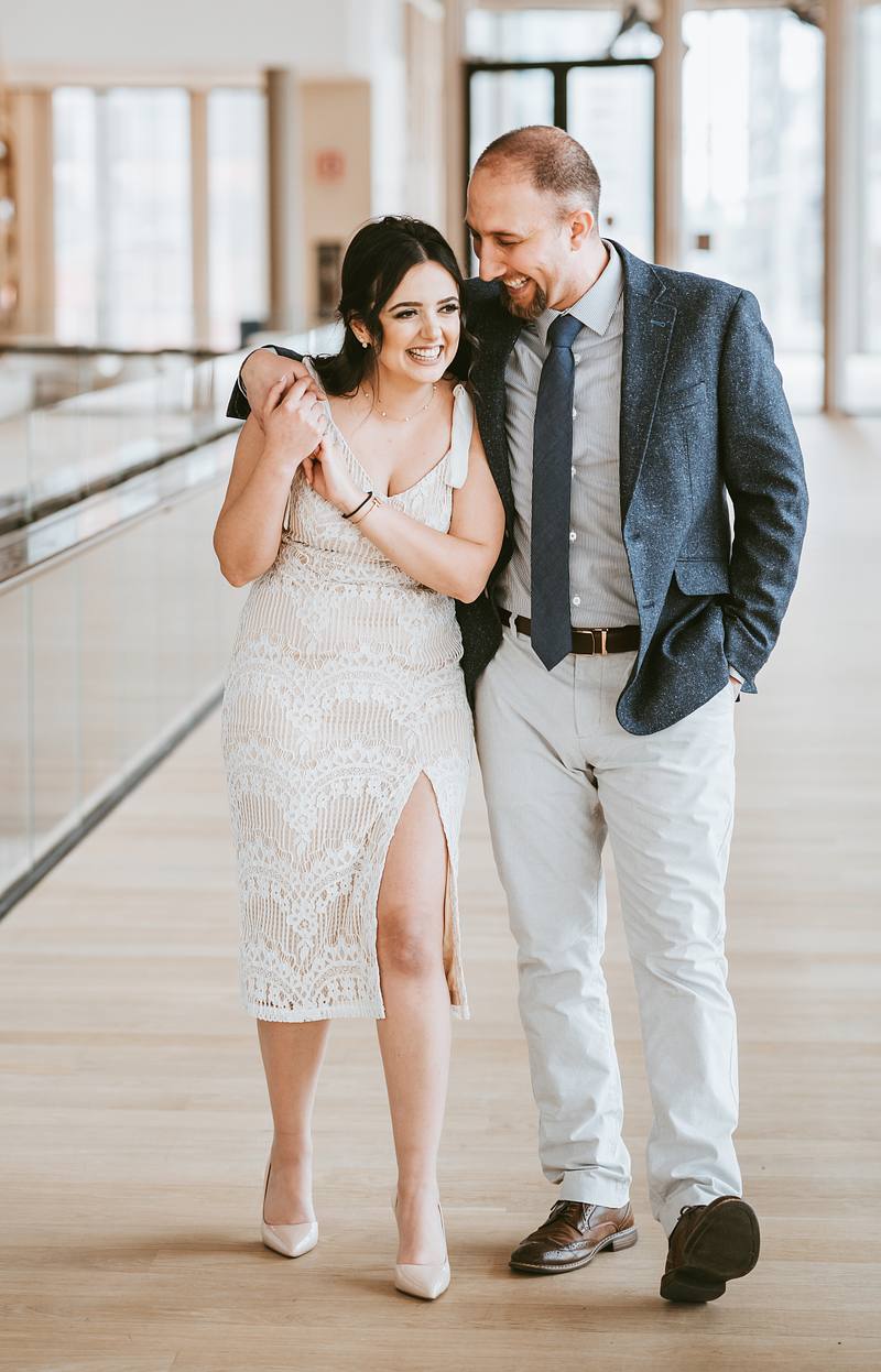 Layal’s Natural Engagement Session at the NAC in Ottawa