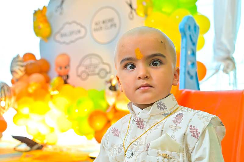 Tanush's Mundan Ceremony