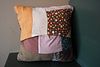 amongst the flowers: woven pillow