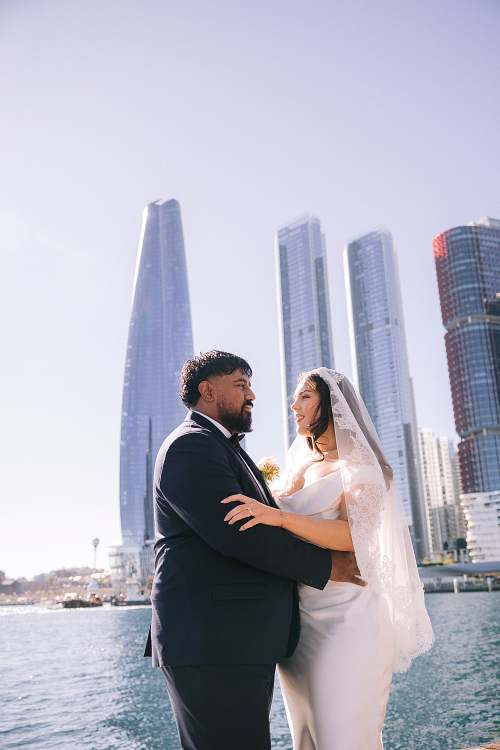 Bride and Groom's First Look