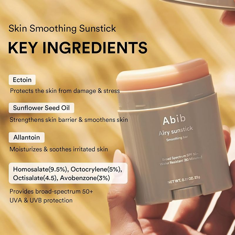 Abib - Airy Sunstick Smoothing Bar 23 gm