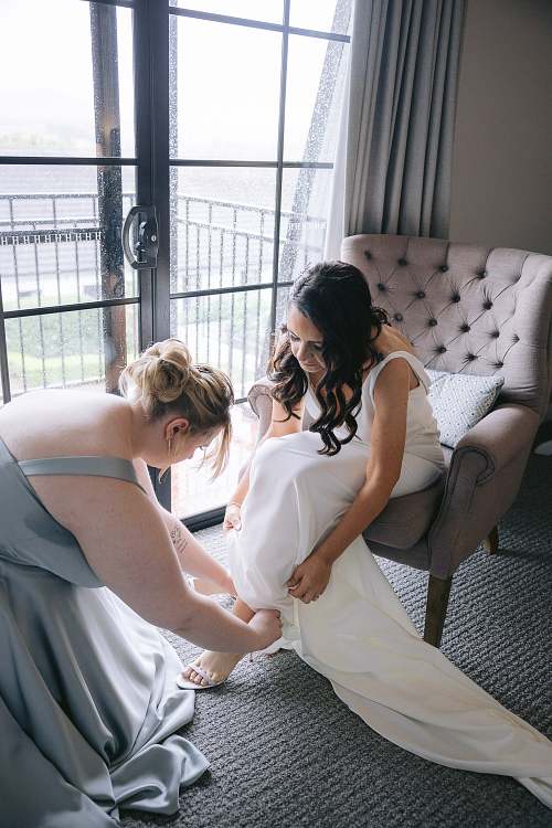 Bride Getting Ready