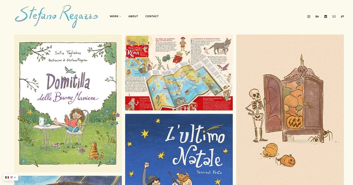 Stefano Regazzo editorial and children's book illustration portfolio