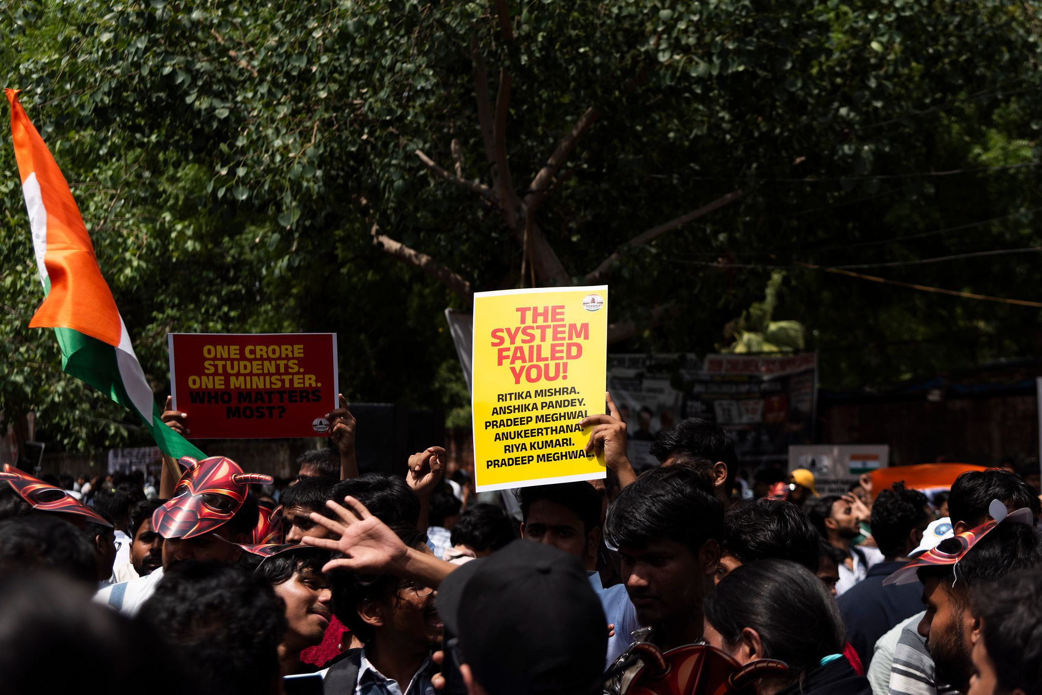 Cockroach Janta Party (CJP) protest in Delhi
