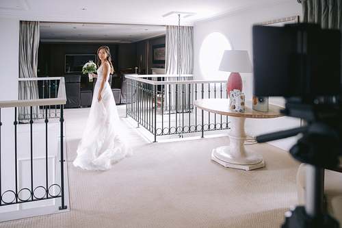 Bride Getting Ready