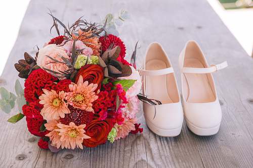 Bride Getting Ready