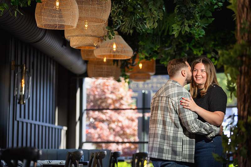 The Craftsman | Fair Lawn New Jersey Autumn Engagement | Rebecca & Matthew