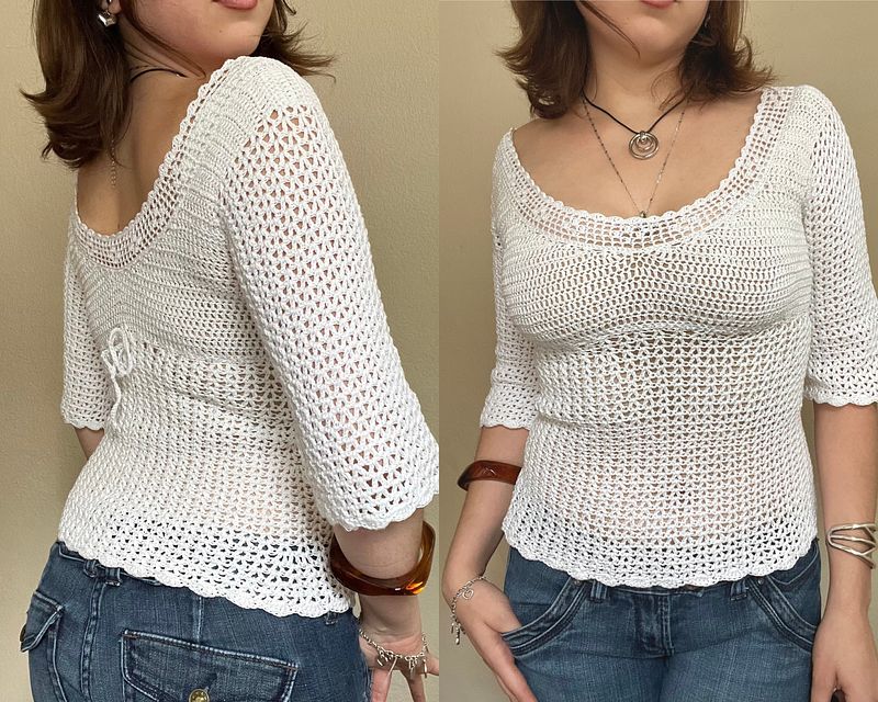 Zena Top PDF Crochet Pattern
