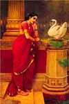 Hamsa Damayanti-Raja Ravi Verma