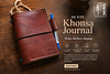 SKINS: Khonsa Leather Portfolio Journal — A6