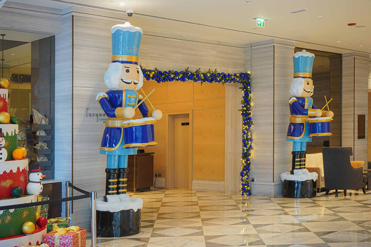 winter themed nutcracker luxury christmas decoration