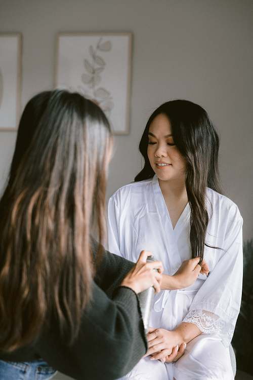 Bride Getting Ready
