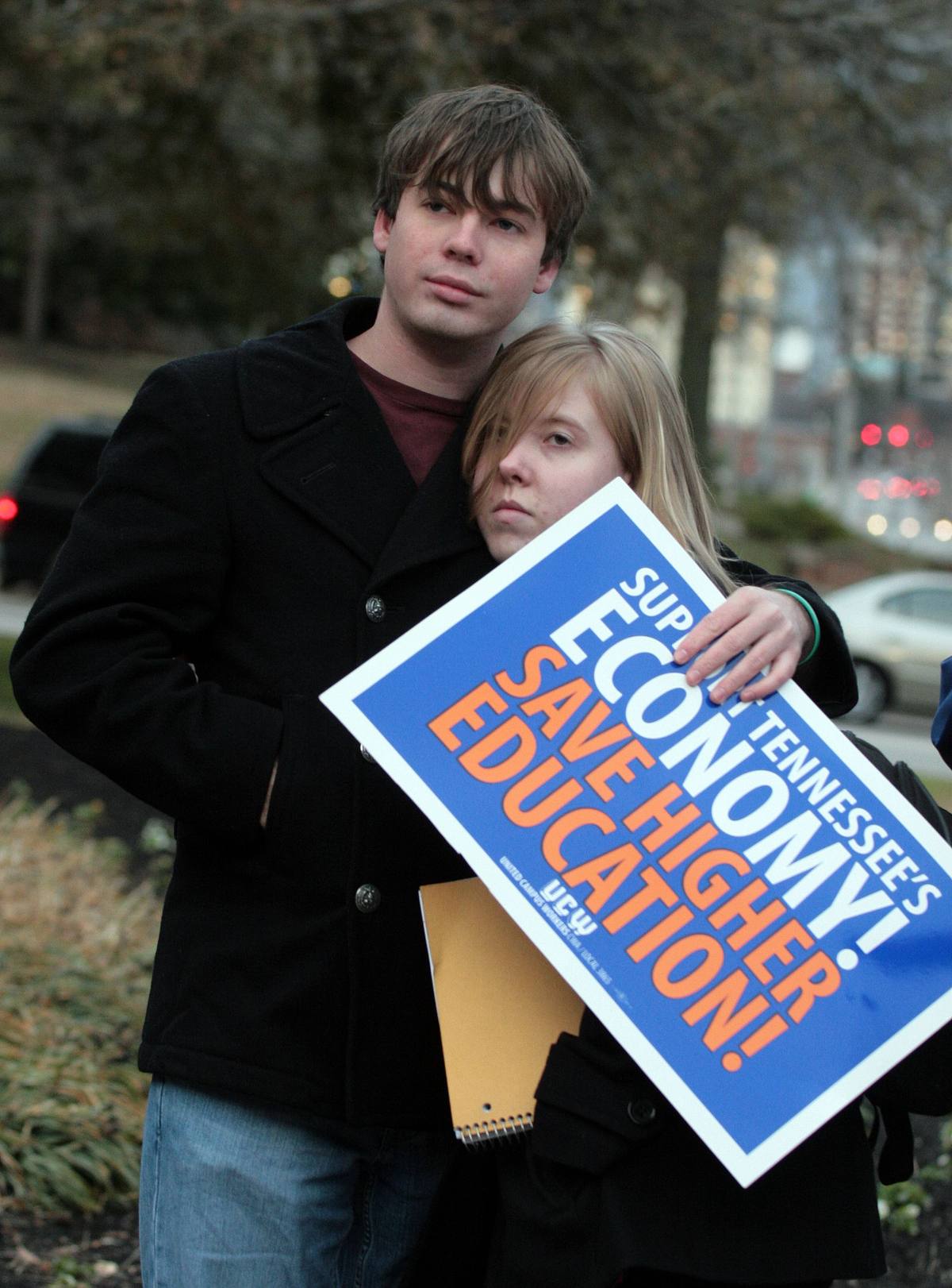 Budget Cuts Protest