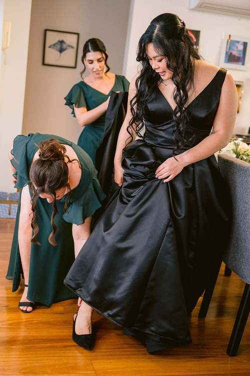 Bride Getting Ready