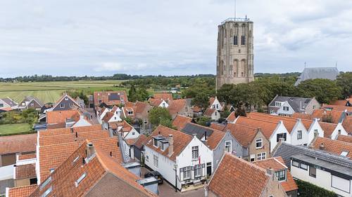 Historische Pieterstraat in Goedereede