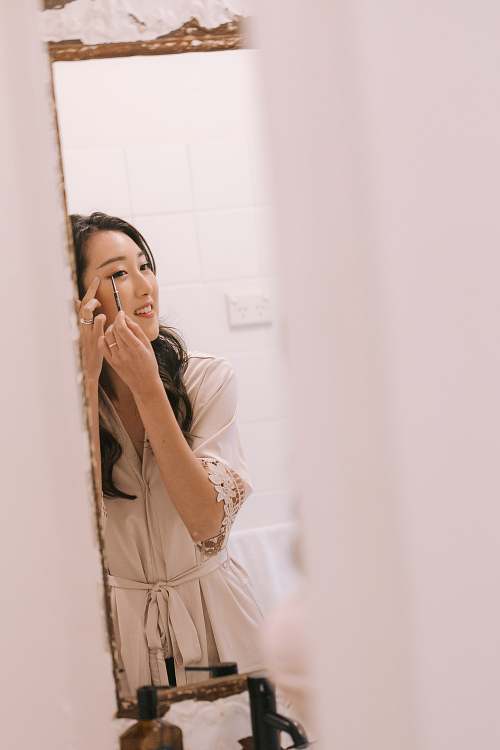 Bride Getting Ready