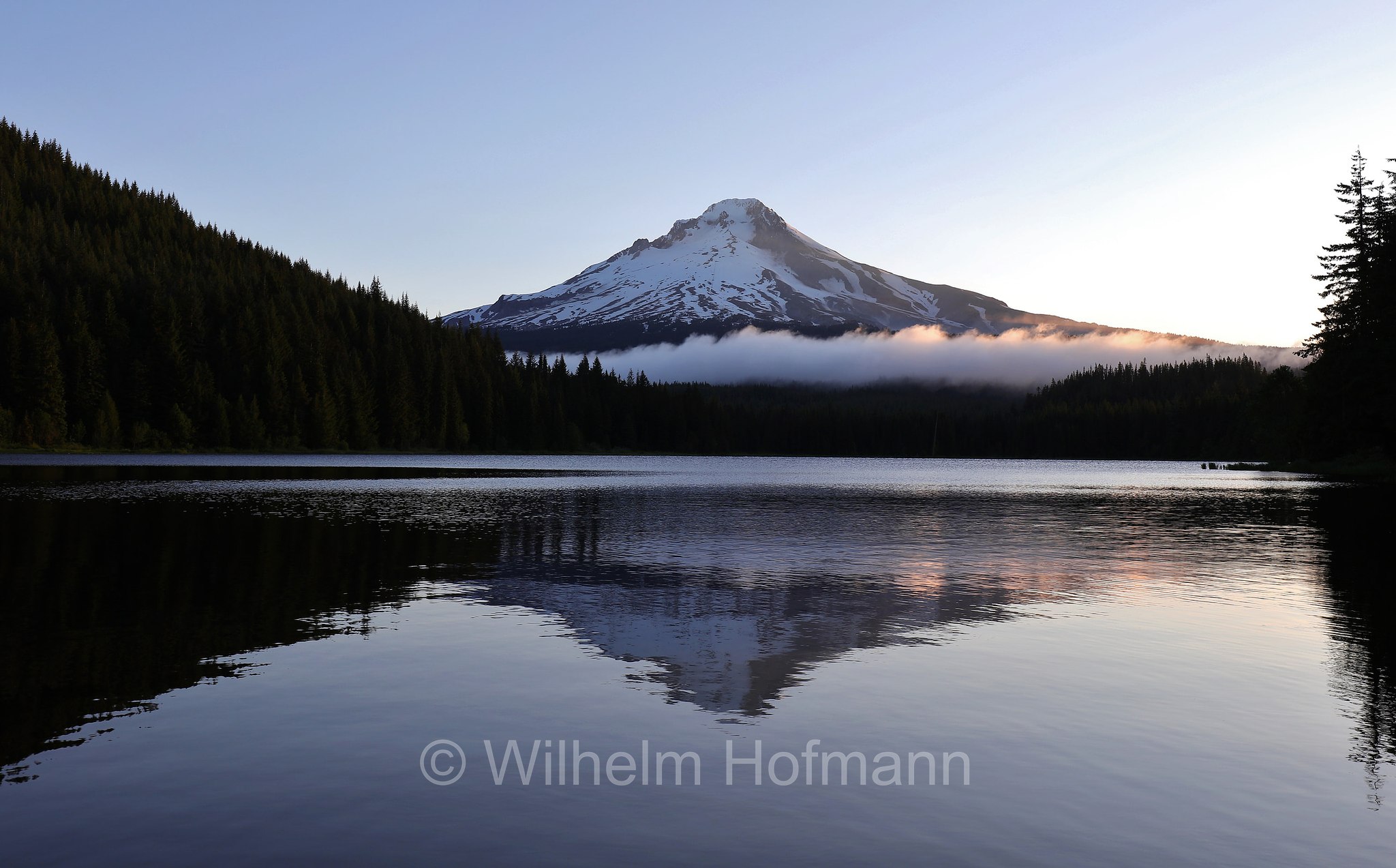 Trillium Lake, Mount Hood, Monte Hood, Oregon, USA