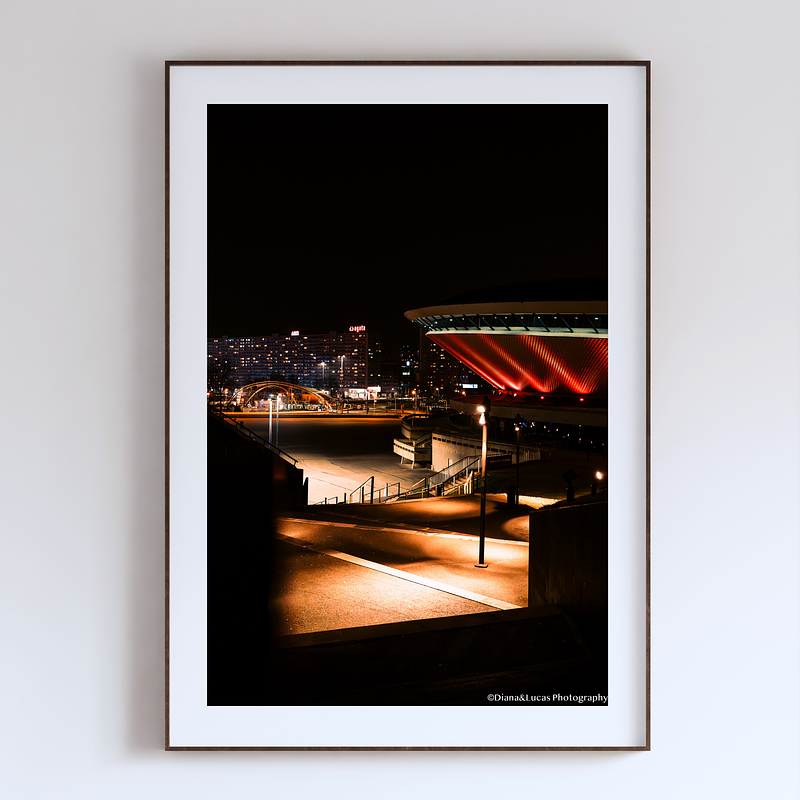 COLLECTION - URBAN GEOMETRY VERTICAL - "Red Arena" - LIMITED EDITION 10 of 10