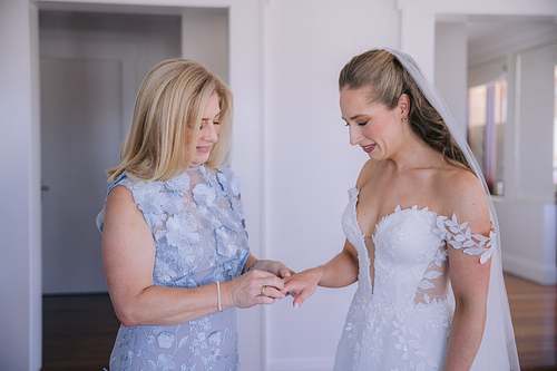 Bride Getting Ready