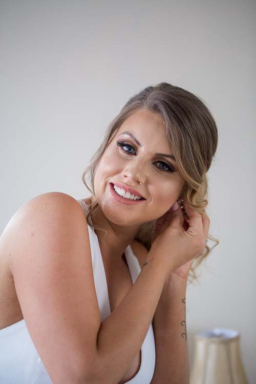 Bride Getting Ready