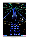 COLLECTION - URBAN GEOMETRY VERTICAL - "Neon Wheel" - LIMITED EDITION 10 of 10