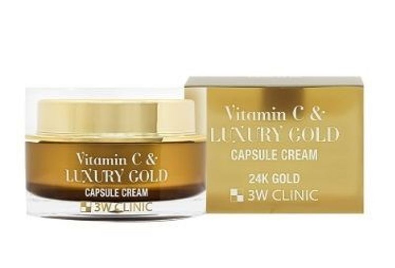 3W CLINIC VITAMIN C & LUXURY GOLD CAPSULE CREAM 55g