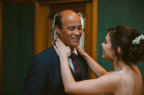 Bride Getting Ready